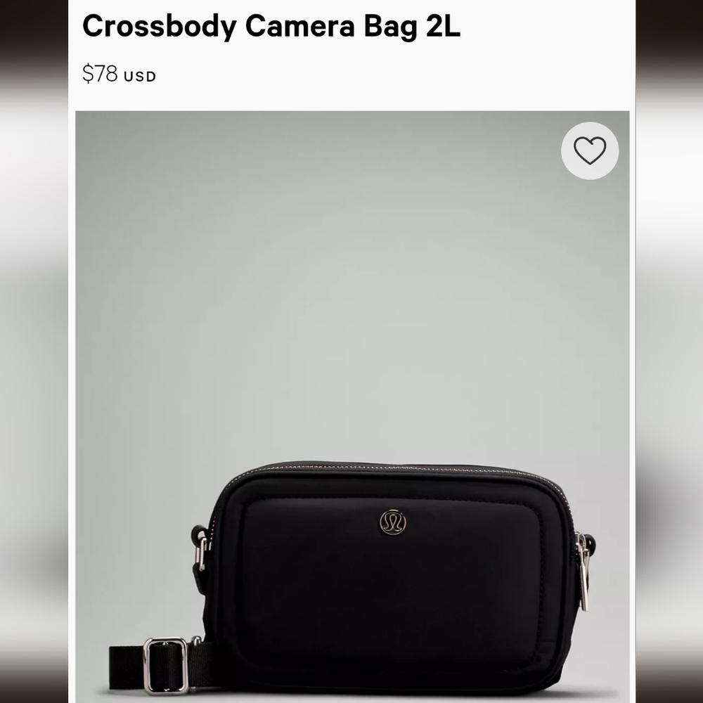 Lululemon Crossbody Camera Bag 2L